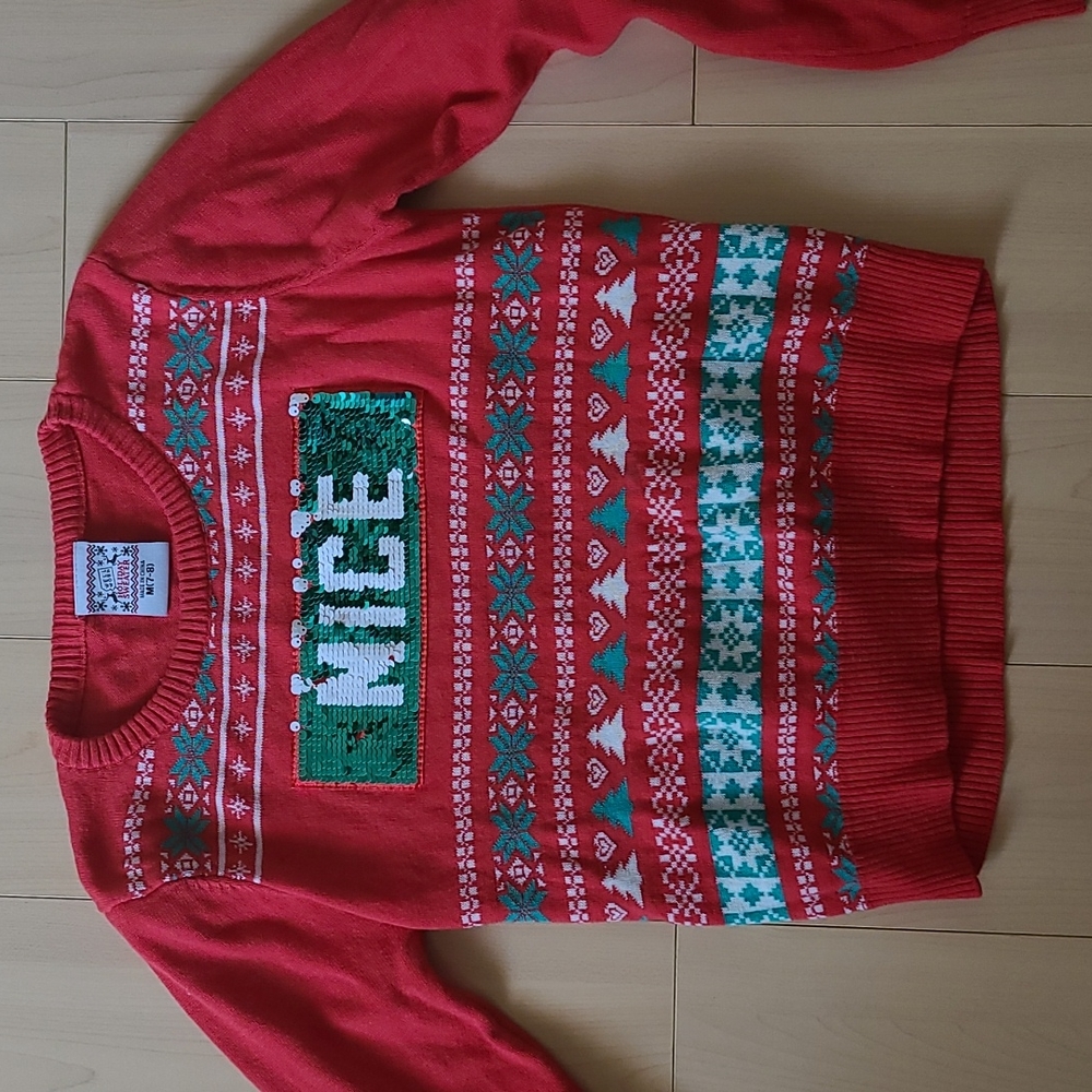 Naughty and Nice Christmas sweater
